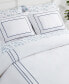 Фото #2 товара Alden White Embroidered 2-Piece Duvet Cover Set, Twin