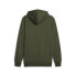 Puma Essentials Logo Hoodie Mens Green Casual Outerwear 58676431