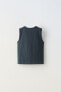 Sleeveless henley t-shirt