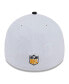 Фото #5 товара Men's White, Black Pittsburgh Steelers 2023 Sideline 39THIRTY Flex Hat