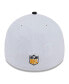 ფოტო #5 პროდუქტის Men's White, Black Pittsburgh Steelers 2023 Sideline 39THIRTY Flex Hat