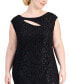 ფოტო #4 პროდუქტის Plus Size Cutout-Detail Lace Maxi Dress