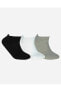 U Nopad Mid Cut 3 Pack Sock Unisex Çok Renkli Çorap S192139-900