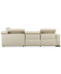 Фото #10 товара Nevio 5-pc Leather "L" Sectional with 3 Power Recliners, Created for Macy's