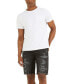 ფოტო #3 პროდუქტის Men's Slim-Fit Destroyed Denim Shorts