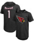 Men's Kyler Murray Black Arizona Cardinals Player Name Number Tri-Blend Hoodie T-shirt Черный, L - фото #1