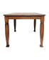 Finnley Wooden Dining Table With Sculpted Legs