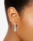 ფოტო #2 პროდუქტის Diamond Graduated In & Out Hoop Earrings (1-1/2 ct. t.w.) in 14k White or Yellow Gold