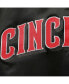 ფოტო #5 პროდუქტის Men's Black Cincinnati Reds Wordmark Satin Full-Snap Jacket