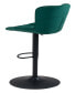 Фото #5 товара 46" Steel, Polyester Tarley Adjustable Base Bar Chair