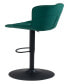 46" Steel, Polyester Tarley Adjustable Base Bar Chair