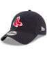 ფოტო #2 პროდუქტის Men's Navy Boston Red Sox Logo Replica Core Classic 9TWENTY Adjustable Hat