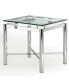 Фото #1 товара Nova 24" Glass and Chrome End Table