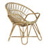 Dining Chair DKD Home Decor 8424001825158 Multicolour Natural Rattan 77 x 58 x 85 cm
