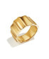 ფოტო #1 პროდუქტის 24K Gold-Plated Fuliwa Band Ring