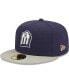 Фото #1 товара Men's Navy San Antonio Missions Authentic Collection 59FIFTY Fitted Hat