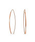 ფოტო #1 პროდუქტის Delicate Minimalist Modern Long Thin Line Linear Threader Earrings For Women .925 Sterling Silver