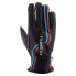 HELSTONS Freedom woman leather gloves Black / Blue / Red, M - фото #1