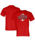 Фото #1 товара Men's and Women's Scarlet Nebraska Huskers 2023 Big Ten Women's Soccer Regular Season Champions Locker Room T-shirt