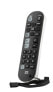 One for All Comfort Zapper+ Remote Control - TV - IR Wireless - Press buttons - White - Black