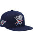 ფოტო #1 პროდუქტის Men's Navy Oklahoma City Thunder Core Side Snapback Hat