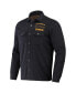 Men's NFL x Darius Rucker Collection by Charcoal Los Angeles Chargers Shacket Full-Snap Jacket