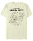 Фото #1 товара Men's Krabby Patty Advertisement Short Sleeve Crew T-shirt