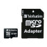 Micro SD Memory Card with Adaptor Verbatim 44083