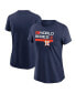 ფოტო #1 პროდუქტის Women's Navy Houston Astros 2022 World Series Authentic Collection Dugout T-shirt