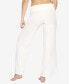 ფოტო #2 პროდუქტის Women's Naturally Soft Wide Leg Roll Over Pant