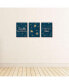 Фото #3 товара Twinkle Twinkle - Wall Art Decor - 7.5 x 10 inches - Set of 3 Prints