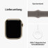 Apple Watch Series 9 Edelstahl Gold"Gold 41 mm M/L (150-200 mm Umfang) Tonbraun GPS + Cellular