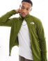 Фото #2 товара The North Face Glacier zip logo fleece in olive