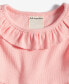 ფოტო #3 პროდუქტის Baby Girl Cotton-Blend Ruffled Knit Dress, Created for Macy's