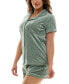 Women's 2-Pc. Ribbed Velour Pajamas Set