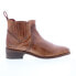 Bed Stu Ellice F328008 Womens Brown Leather Slip On Ankle & Booties Boots