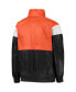 ფოტო #4 პროდუქტის Big Boys Orange, Black Philadelphia Flyers Goal Line Full-Zip Hoodie Windbreaker Jacket