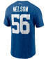 Фото #3 товара Men's Quenton Nelson Royal Indianapolis Colts Name and Number T-shirt