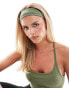 Фото #3 товара ASOS 4505 Studio Pilates soft touch headband in khaki