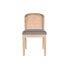 Dining Chair DKD Home Decor Fir Polyester Dark grey (46 x 61 x 86 cm)