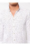 Фото #4 товара Рубашка LC WAIKIKI Vision Slim Fit с длинным рукавом, с узором и из габардина