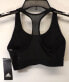 New Adidas Sports Bra XS Workout Training Black Mesh Racer Back Padded GU5253