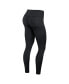 ფოტო #3 პროდუქტის Women's Black Green Bay Packers Wordmark Stacked Leggings