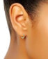 ფოტო #2 პროდუქტის Double Twist Hoop Earrings in Sterling Silver & 18k Gold-Plate, Created for Macy's