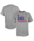 ფოტო #1 პროდუქტის Youth Boys Heather Gray Texas Rangers 2023 World Series Champions Locker Room T-shirt