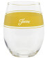 Bright Frame 15 Ounce Stemless Wine Glass, Set of 4