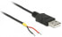 Delock 85664 - 1.5 m - USB A - USB 2.0 - 480 Mbit/s - Black