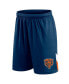 Фото #2 товара Men's Navy Chicago Bears Big and Tall Interlock Shorts