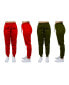 ფოტო #3 პროდუქტის Women's Loose Fit Fleece Jogger Sweatpants, Pack of 2