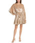 Фото #1 товара Beulah Velour Mini Dress Women's